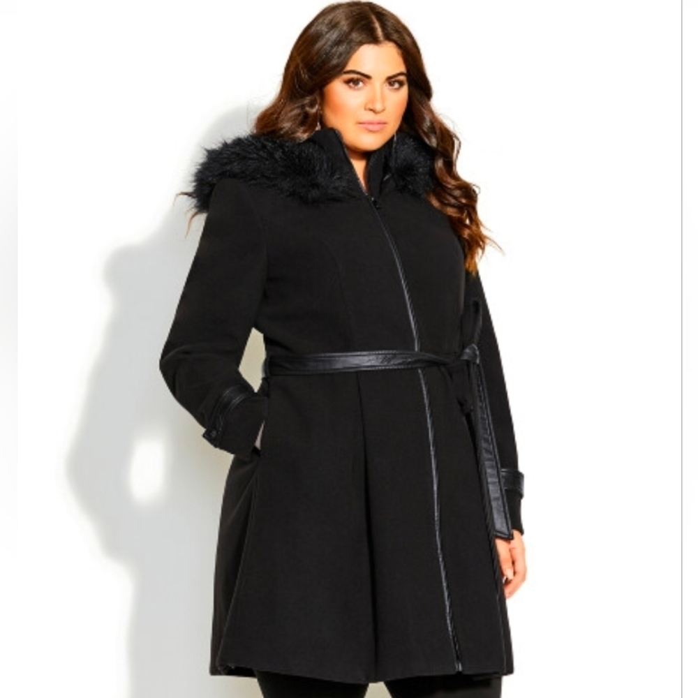 City Chic High Living Coat
